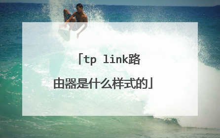 tp link路由器是什么样式的
