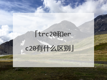trc20和erc20有什么区别