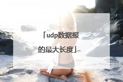 udp数据报的最大长度