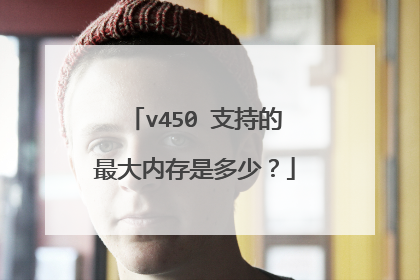 v450 支持的最大内存是多少?
