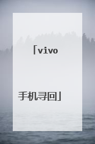 vivo手机寻回