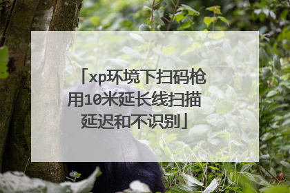 xp环境下扫码枪用10米延长线扫描延迟和不识别