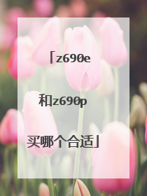 z690e和z690p买哪个合适